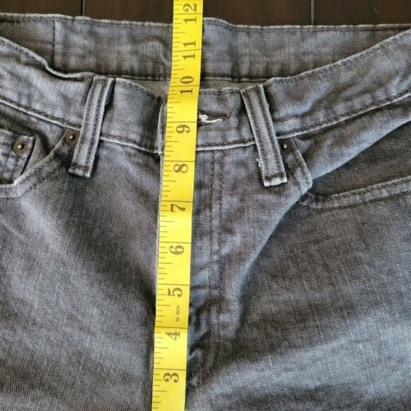 Levi's Sz 32x34 Men's 511 Slim Fit Jeans Gray Wash EUC Casual Everyday Wear - Picture 6 of 10